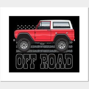 Red Off-Road Posters and Art